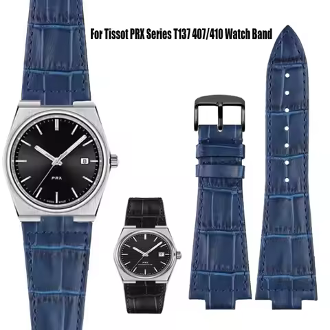 For Tissot for PRX T137 407/410 Series Watch Strap Wrist Band Waterproof Bracelet Men Women Sport Wa