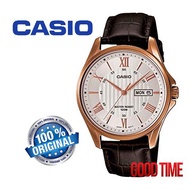 CASIO ORIGINAL ENTICER MTP-1384L-7AV MEN'S WATCH (2 YEARS WARRANTY)JAM TANGAN LELAKI JAM CASIO MAN WATCHES