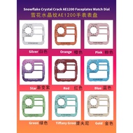 Suitable for Modified Casio AE1200 Watch Modified Dial Premium Crystal Snowflake Texture Unique Dial
