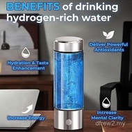 Hydrogen water bottle generator - Long-lasting 4100+ PPB Concentration SPE PEM Technical portable hy