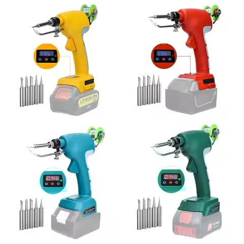 75W Cordless Soldering Iron Kit Electric Solder Gun Fast Welding for Dewalt/Milwaukee/Makita/Bosch 1