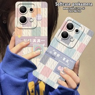 Redmi Note 13 Pro 4G Case - Poco M6 Pro Silicone Pro Camera Knitted Motif (DS03)