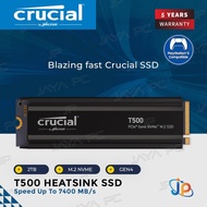 Micron Crucial SSD T500 Heatsink M.2 Pcie Gen4 Nvme 2TB - SSD M2 2TB