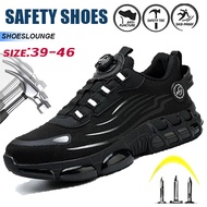 【Ready Stock】Safety Shoes Kasut Safeti Steel Toe Cap Sport Fashion Low-Cut 35-46Kasut Lelaki Kasut K