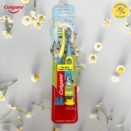 (Colgate) Bluey Extra Soft Toothbrush for Kids 2 Count แปรงสีฟันสำหรับเด็ก