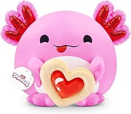 Snackles ZURU Valentine's Day Edition 35cm Plush Fluffy Soft 35cm Valentines Day Plush Toy with Vale
