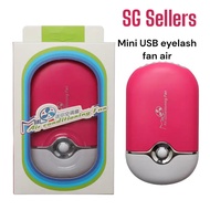 SG stock. USB Mini Eyelash fan