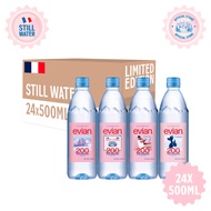 evian Natural Mineral Water 200 Years Limited Edition (24 x 500ml)