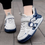 2024 [ready stock]Kids Shoes Boy Korean Style Kids Sneakers Running Shoes for Kids Basketball Shoes 