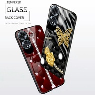 HP Oppo A60 Glass Softcase - Casing Oppo A60hp - Oppo A60 Glossy Glass Softcase (U 535)