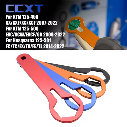 For KTM SX SXF XC XCF EXC EXCF XCW 125 150 200 250 300 350 400 450 500 2007-2022 CNC 50mm WP Dual Ch