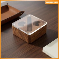 [HahahaacMY] Wooden Display Box Business Style Cufflink and Tie Holder for Formal Events