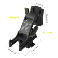 BOOIU หมวกกันน็อคยุทธวิธี Night Vision กล้องโทรทรรศน์ขาตั้งขอบเขตการจับคู่ขาตั้ง NVG PVS-14/PVS-7 Fa