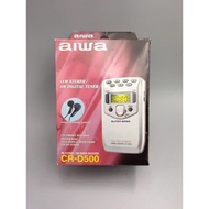 aiwa CR-D500 Stereo Radio with Bass Switch, Backlight & V061 Earphones