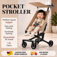 POCKET STROLLER Baby 2.9kg Max 60kg Foldable Travel Stroller Adjustable baby stroller