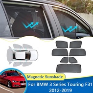 UV Protection Sunshade Visor Shield For BMW 3 Series Touring F31 2012~2019 Wagon Magnetic Sunshade W