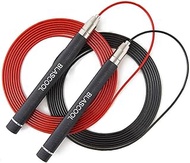 High Speed Weighted Jump Rope 2 Pcs Skipping Rope for Workout Fitness, Crossfit &amp; Home Exercises