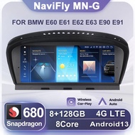 Pemain Multimedia Stereo Kereta Gaya 8.8" Untuk Bmw Siri 3 5 E60 E61 E90 E91 E92 E93 Ccc Cic System 