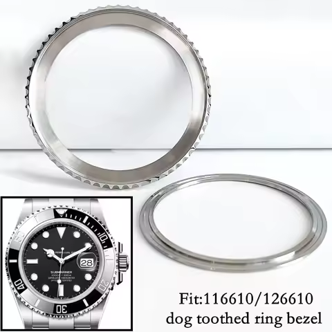 904L Stainless Steel Watch Bezel Ring Base for original genuine 40mm/41mm SUB 116610 126610 Aftermar