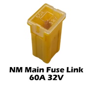 60A Main Fuse Link NM Type 32V Automotive Fuse Yellow