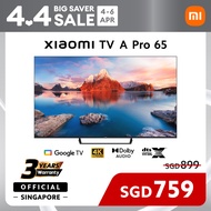 [Official Warranty] NEW 2023 Xiaomi TV | A Pro 65 Inch | 4K UHD | 60Hz | Google TV | HDR 10 | Dolby Vision
