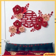[stylishlife]  Crepe Paper Flowers DIY Handmade Paper Flower Wall Art Decoration for Home Party Wedd