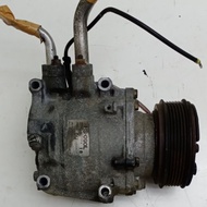 Used Japan Original Air Cond Compressor (HS-090L) Fit For Honda Civic ES 1.7L / Stream RN1-3 / Civic Ep3 6Pk D17a