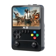 เครื่องเล่นวิดีโอเกม X9ย้อนยุคพร้อมการ์ด32G 3.5in การ์ด IPS เครื่องเล่นวิดีโอเกมขนาดเล็ก11ของขวัญเลียนแบบสำหรับเด็กและผู้ใหญ่