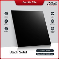 Cove Granite Tile Black Solid 60x60 80x80 Granit / Keramik Lantai