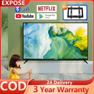 EXPOSE Smart TV 32 Inch Murah Android TV 50 Inch 4K UHD Television Android 12 Built-In Various Popular Software 5 year warranty