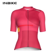 INBIKE Cycling Jersey Short Sleeve 2023 Women MTB Bike Mesh Breathable Riding Bicycle Clothing MTB T-shirts