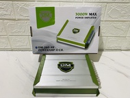 DM-260.4G เพาเวอร์แอมป์ สำหรับขับเสียงกลางแหลมหรือซับเบส คลาสดี Class D/4CH 3000watts/เครื่องเสียงรถ