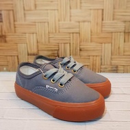 SEPATU ANAK LAKI LAKI VANS AUTHENTIC GREY GUM GRADE ORIGINAL BNIB
