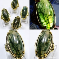 Batu Akik Pandan Lumut Suliki Kristal Big Size