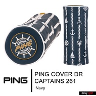 PING COVER DR CAPTAINS 261 PING HEAD COVER ปลอกหัวไม้กอล์ฟ ปลอกหุ้มหัวไม้กอล์ฟ