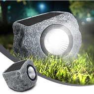 Timeflies Solar Rock Lights Outdoor (1pcs), Rock Solar Outdoor Waterproof Super Bright Glow Rocks Ou