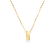 Jewellista สร้อยคอพร้อมจี้ Bambie เงินแท้ ประดับพลอย CZ