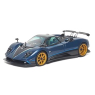 AR 1:18 Pagani Zongta Zonda F 2010 Blue Carbon Fiber Alloy Sports Car Model Collectibles Gift