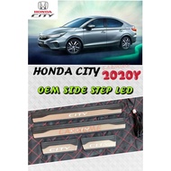 New Honda City 2020 above OEM Side step LED Door Step *plug &amp; play* socket
