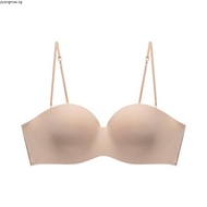 Sabina Pretty Perfect Level 1 Bra Strapless No Underwire Code SBU9500C3-Dark Flesh Color