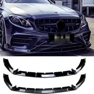 Front Lip Bumper Splitter Diffuser Spoiler Protection For Mercedes Benz E-CLASS E300 E260 W213 2021 