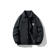 MLB Men's Lapel Business Casual Jacket Loose Windproof Cargo Jacket Business