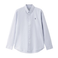 Giordano Mens เสื้อผู้ชาย Slim Oxford Shirt (Lion) 01045083002 เสื้อเชิ้ตผู้ชาย เสื้อจิออดาโน