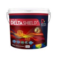 สีน้ำทาภายนอก DELTA DELTASHIELD PLUS BASE A กึ่งเงา 1 แกลลอน (1099834)
