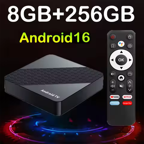 Android16 X10 Smart TV Box 8GB 32GB 128GB 256GB Android 16 Media Player RK3518 Dual Wifi 5G BT6.0 4K