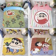 蠟筆小新 床單套裝 床上用品 床笠 枕頭 被套 小白 公仔 小葵