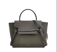 Celine Belt Micro 大象灰 鯰魚包牛皮斜挎包单肩包