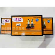 ไฟหน้า LED ไฟหน้ารถยนต์ D12 แสงสีขาว6000K 90W 90000LM มีขั่ว H4-H7-H8-H11-9006.HB4