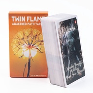 Twin Flame Awakened Path Tarot 78-Card Deck Meaning Oracle Card Divination Edition Board Playing Gam