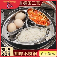 [in stock]Household Kitchen Stainless Steel Fan-Shaped Steamer Rice Cooker Steamer Universal Steamer Heating Multi-Function Rice Cooker with Lid